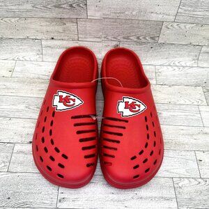 Brand New w/o Tags‎ Men's NFL Kansas City Chiefs FOCO Clogs, Size XL (13-14)